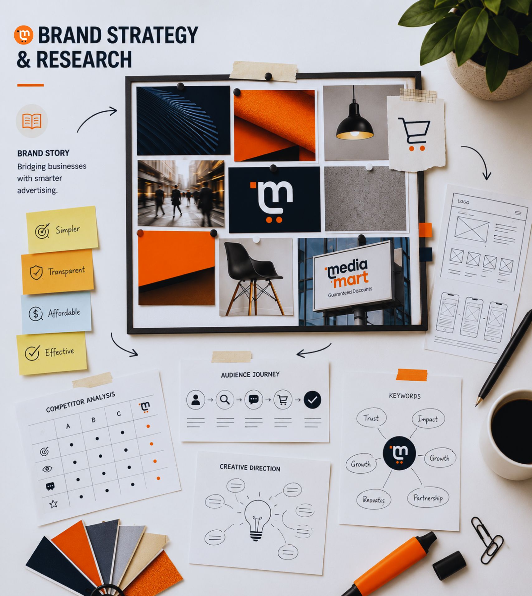 Logo creation and branding creative